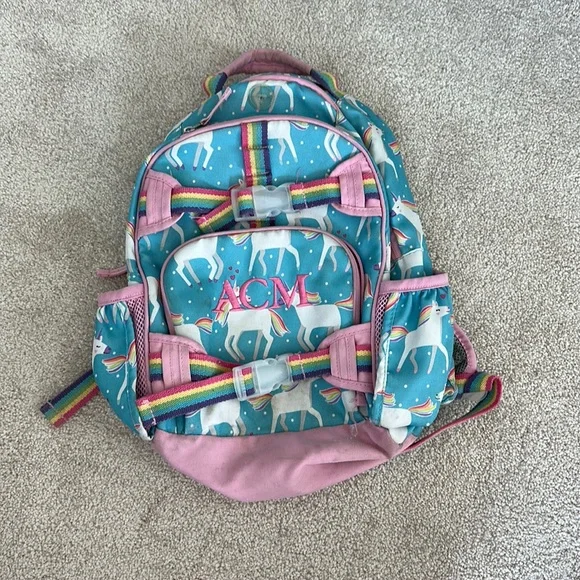 Pottery Barn - 【未使用・一緒にお出かけ】pottery barn kids リュック Pottery Barn Kids Girls EUC small Mackenzie backpack Horses